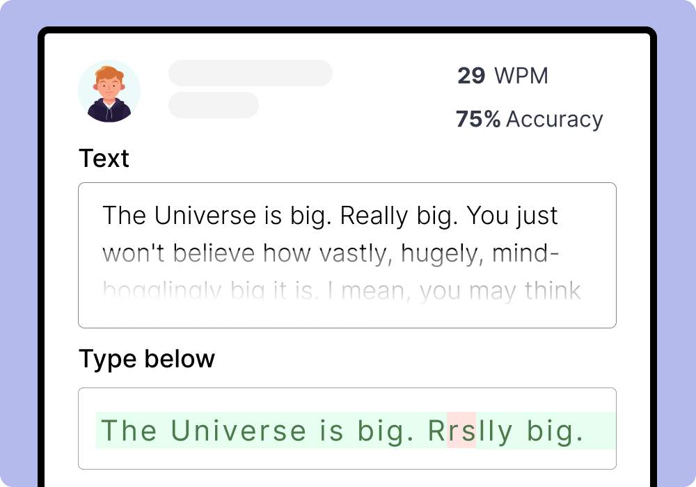 Typing tests's hero image